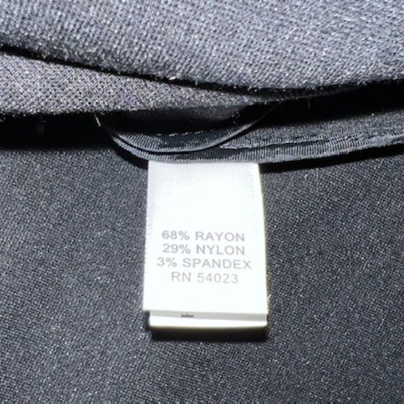 Banana Republic Black Stretch Pencil Skirt Size 12 - Picture 5 of 6